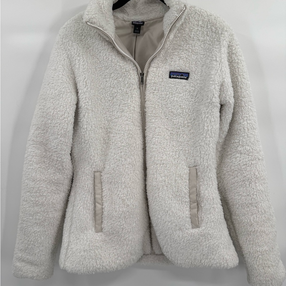 Patagonia Women's Off-White Teddy Jacket
